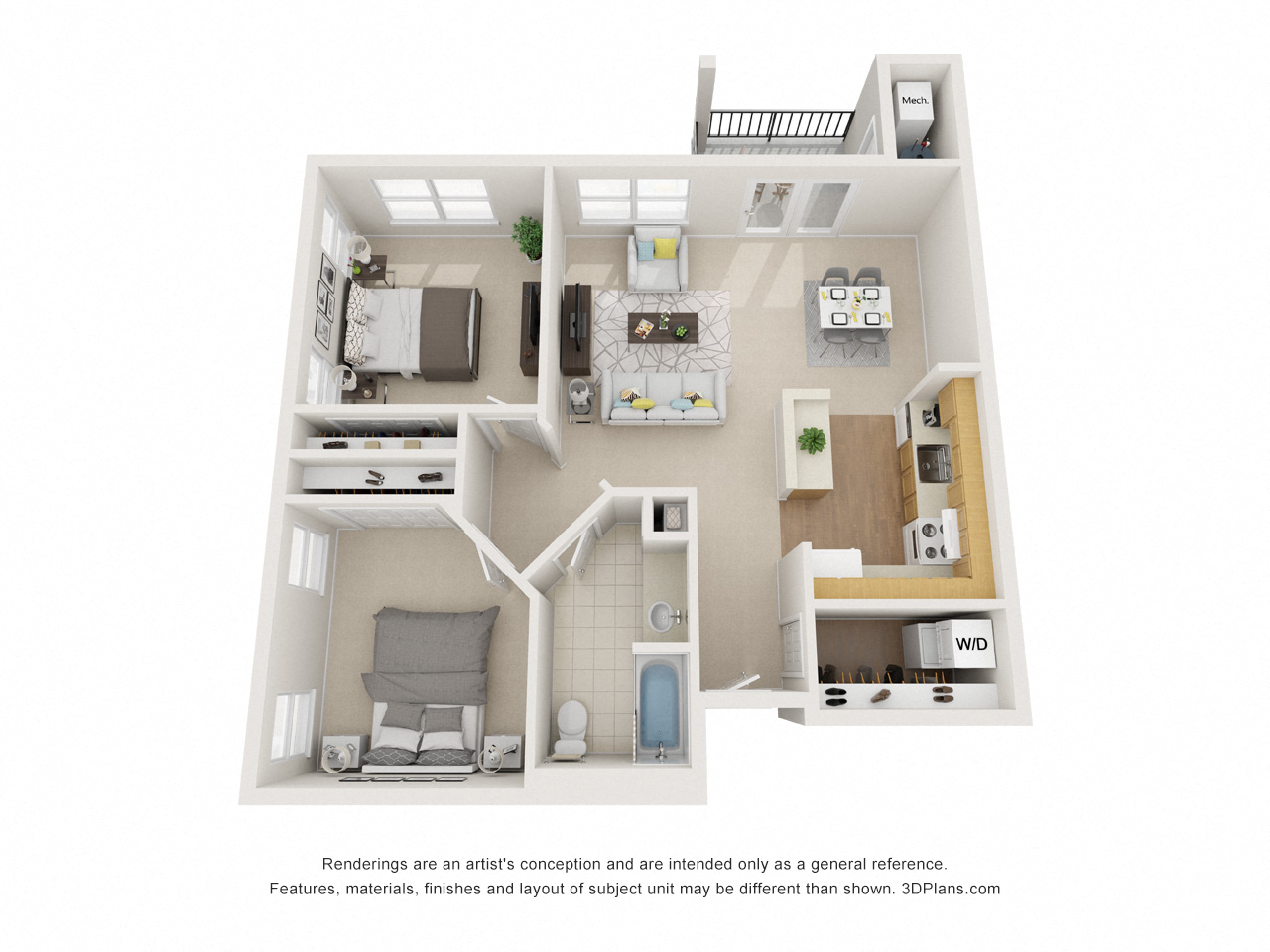 2 Bedroom